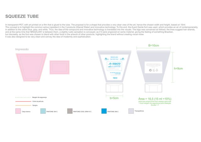Squeeze tube packaging design and dieline development
