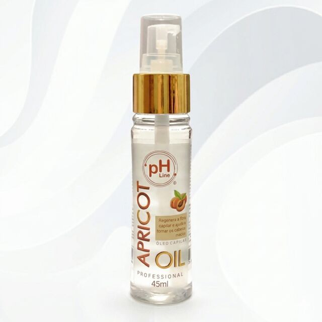 Apricot Oil hair product bottle mockup